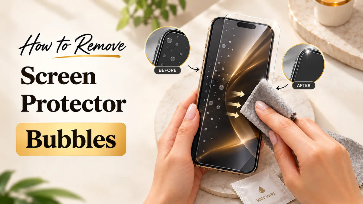 How to Get Rid of Bubbles on a Screen Protector