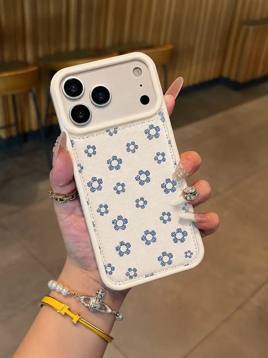 Cute 3D Bowknot & Flower Pattern Phone Case for iPhone