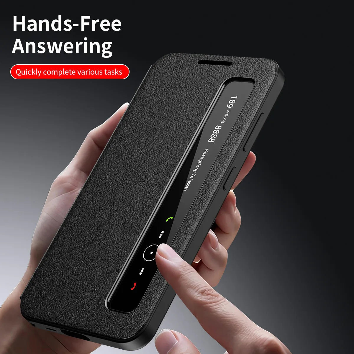 Smart Slide Window Mobile Phone Bag