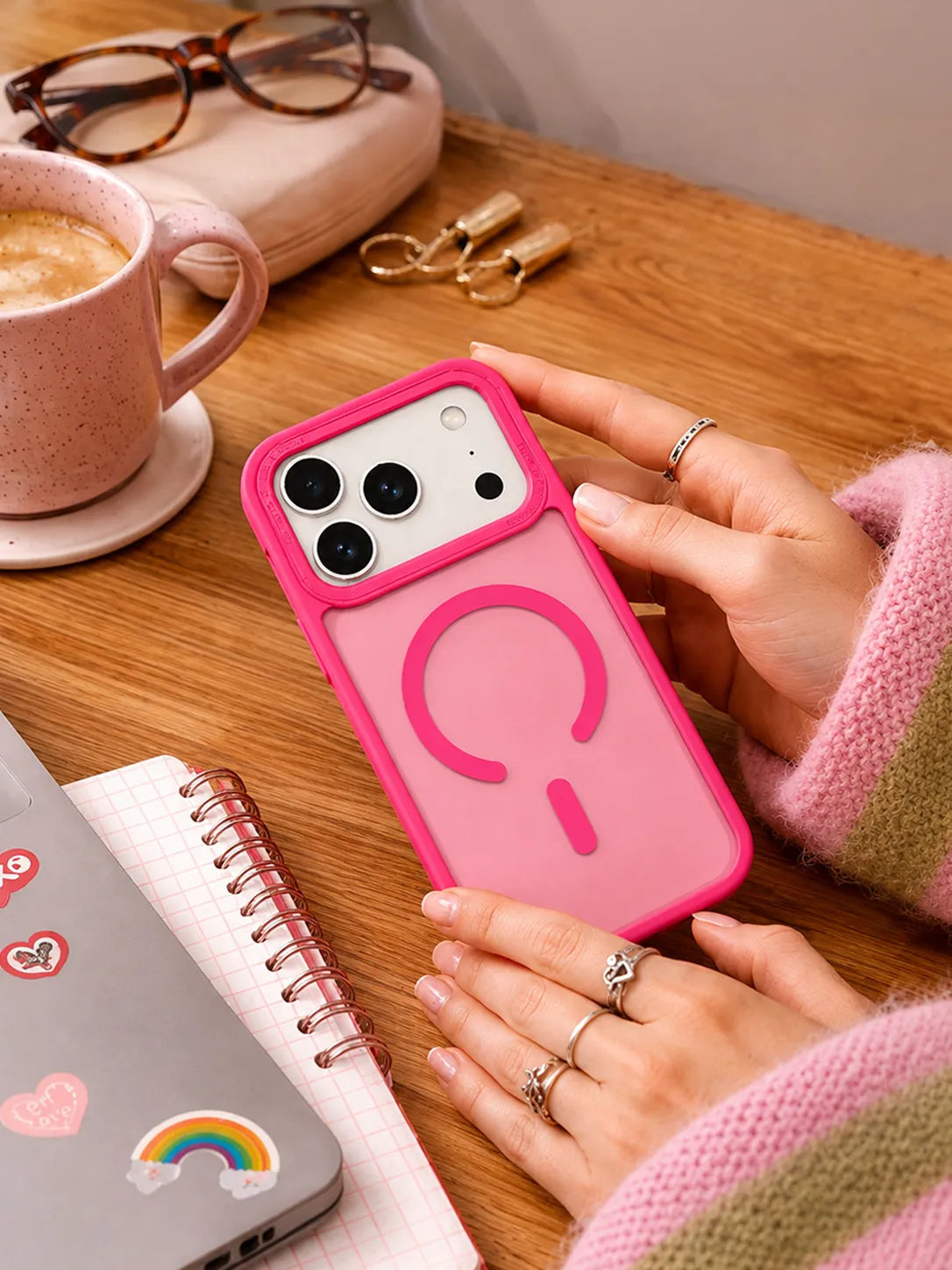 Luxury Magnetic Case with Camera Protection for iPhone