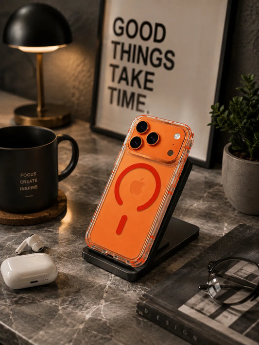 Luxury Magnetic Clear Case for iPhone 17 Pro Max | Shockproof | Anti-Yellowing
