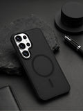 Magnetic Wireless Charging Matte Phone Case for Samsung