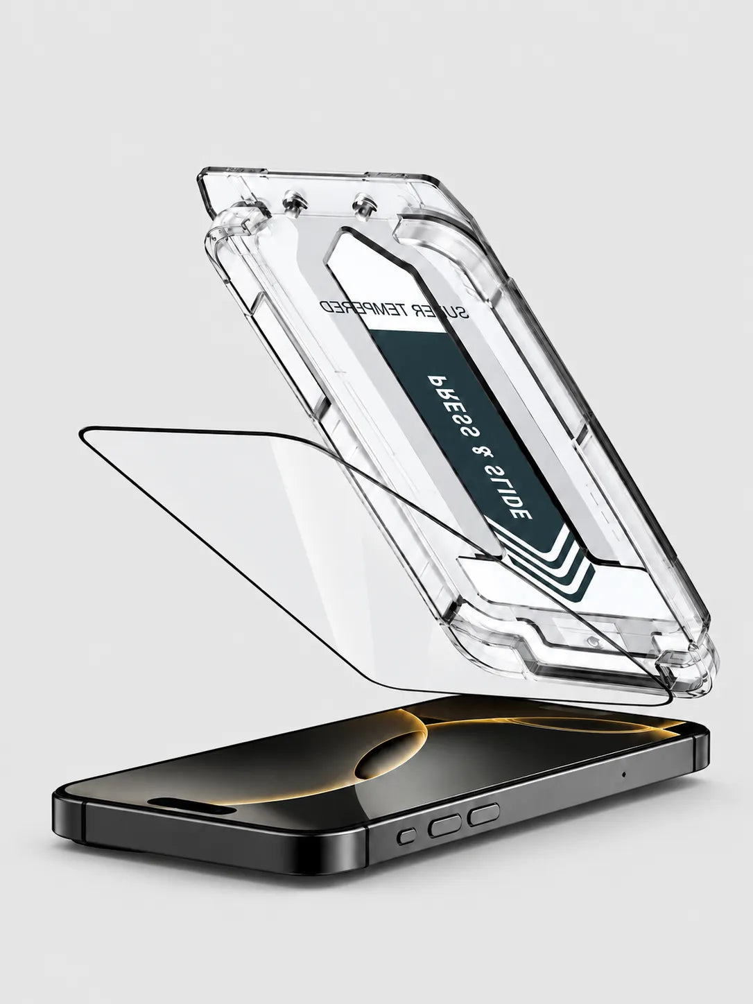 9H Tempered Glass Screen Protector for iPhone with Installation Kit