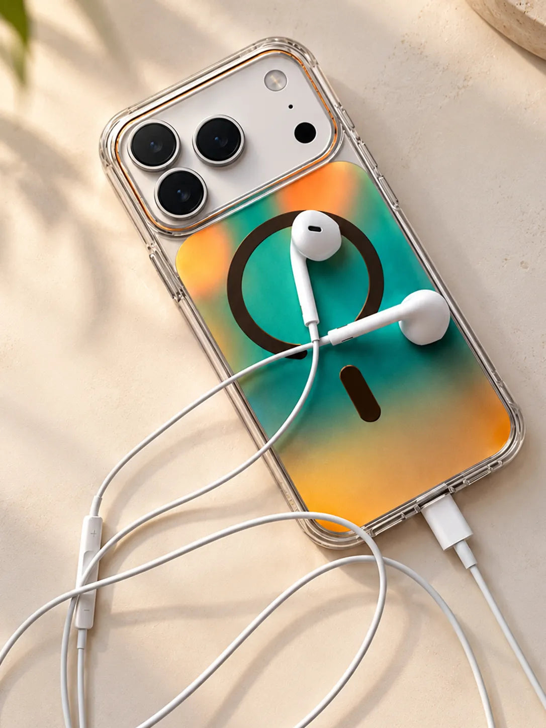 Zazzy Effect Magnetic Clear Case for iPhone 17 Pro Max