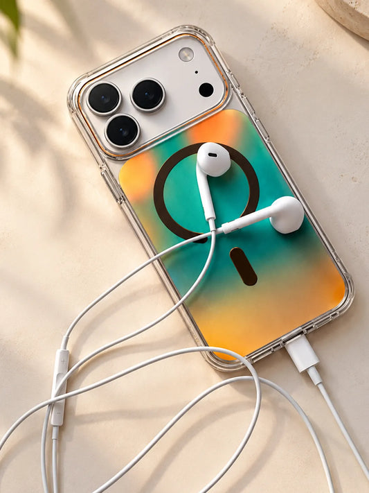 Zazzy Effect Magnetic Clear Case for iPhone 17 Pro Max