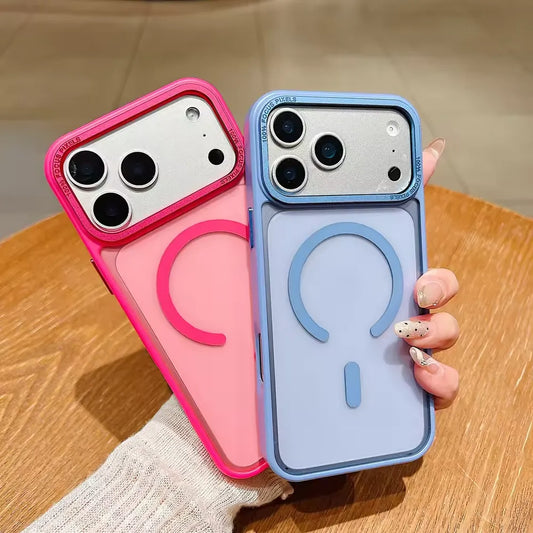 Luxury Magnetic Case with Camera Protection for iPhone