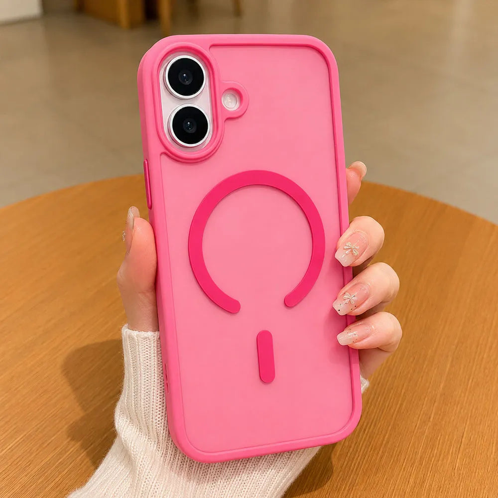 Luxury Magnetic Case with Camera Protection for iPhone